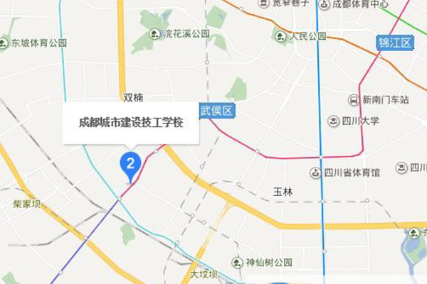 四川城市技师学院到校乘车路线