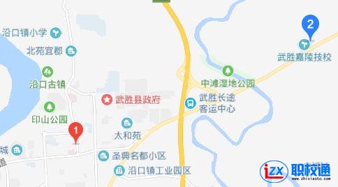 广安市武胜嘉陵职业技术学校地址及乘车路线