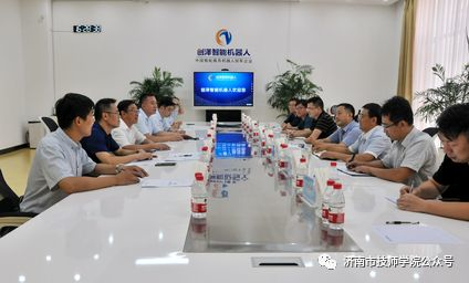 济南市技师学院杜喜亮院长到创泽智能机器人进行调研