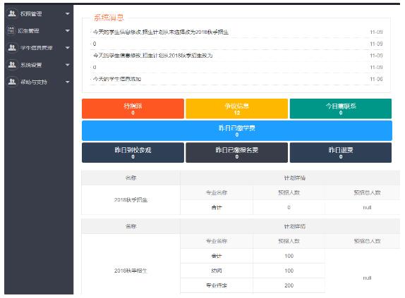 创元招生管理系统自身都具备哪些办学优势？客户都能享受到哪些技术服务？