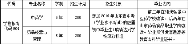 潍坊弘景中医药学校是私立学校吗？