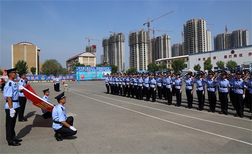 东营金盾司法学校举行2019级提前批一二批次新生汇报表演暨表彰大会   