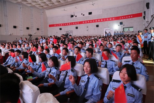 黄河奔流不息 禁毒一刻不止 山东东营金盾司法学校参加东营国际禁毒日活动