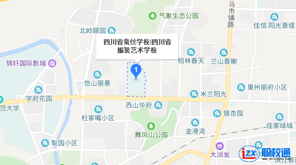 四川省服装艺术学校地址及乘车路线