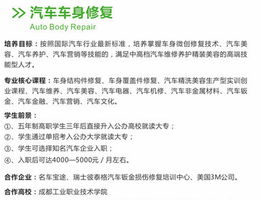 四川省成都市青苏职业中学校开设哪些专业？